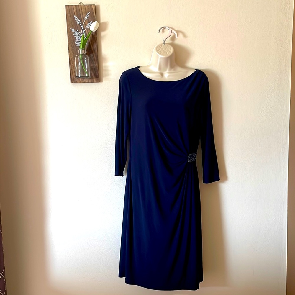 CHAPS Navy Blue Dress